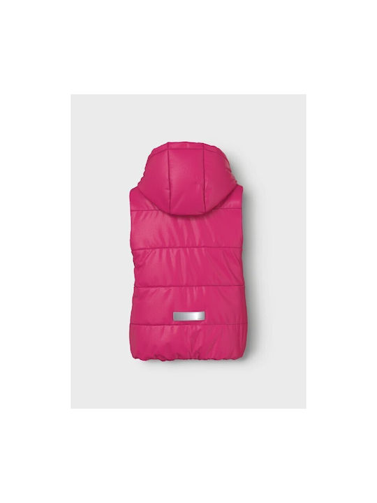 Name It Kids Casual Jacket Sleeveless Fuchsia