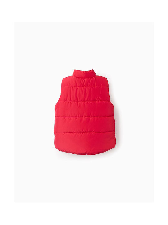 Zippy Kids Casual Jacket Sleeveless Red