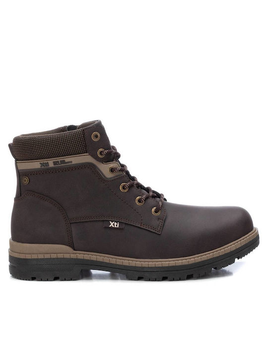 Xti Men's Leather Boots Brown