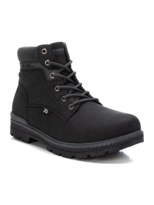 Leather Black Men's Boots