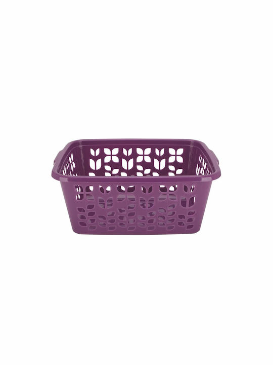 Coș De Rufe Din Plastic 20lt 48x35x20,5cm Alb