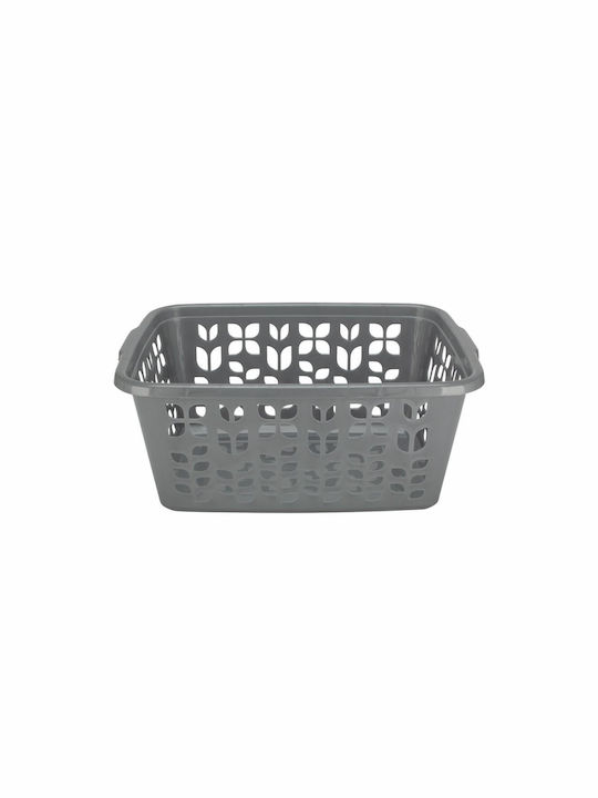 Coș De Rufe Din Plastic 20lt 48x35x20,5cm Alb