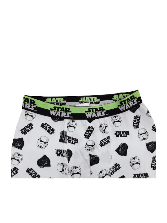 Disney Star Wars Παιδικό Μποξεράκι White, Green