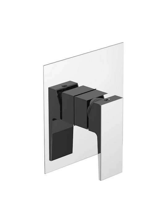 Vinci Built-in Mixer & Shower Head Set for Shower Silver