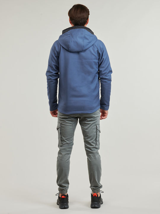 Cascade Ridge Iii Winter Jacket Softshell Waterproof and Windproof Blue