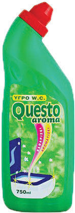 Green Liquid Toilet Cleaner Questo Aroma 750ml 40605041 18 Pcs