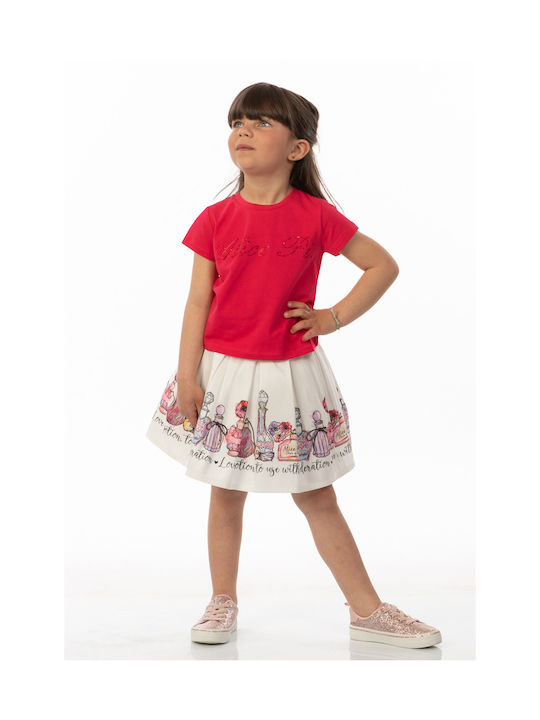 Alice Kids Tulle Skirt White