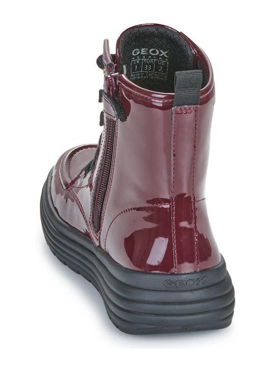 J Phaolae Kinderstiefel mit Schnürsenkeln Rote