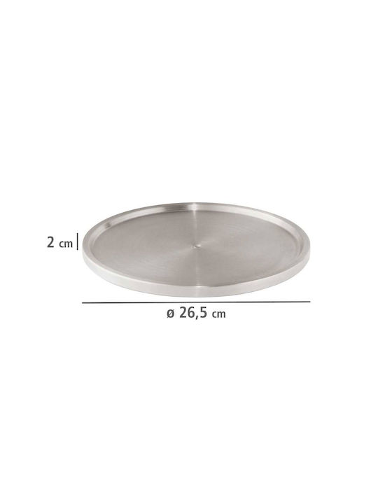Wenko Suport De Masă Inox 26.5x26.5x1.5cm Argintiu