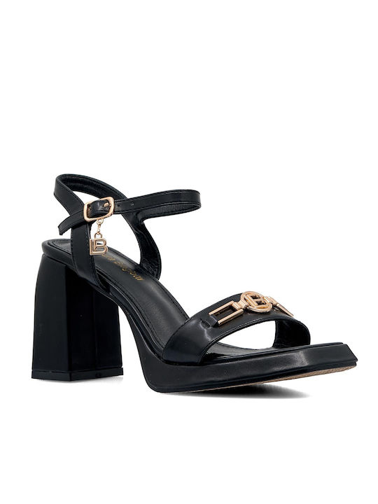 Laura Biagiotti Synthetic Leather Women's Sandals Black