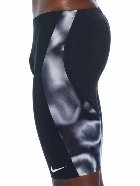 Nike Hydrastrong Ανδρικό Αγωνιστικό Jammer Μαγιό Κολύμβησης Μαύρο