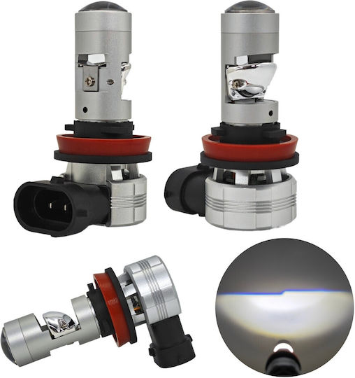 Car Lamps H11 Canbus LED 5000K Cold White 12-24V 2 Pieces