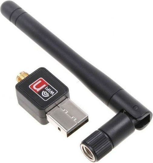 Andowl 03003SBA50BK Αντάπτορας Δικτύου USB με Ασύρματη Σύνδεση Wi-Fi 150Mbps