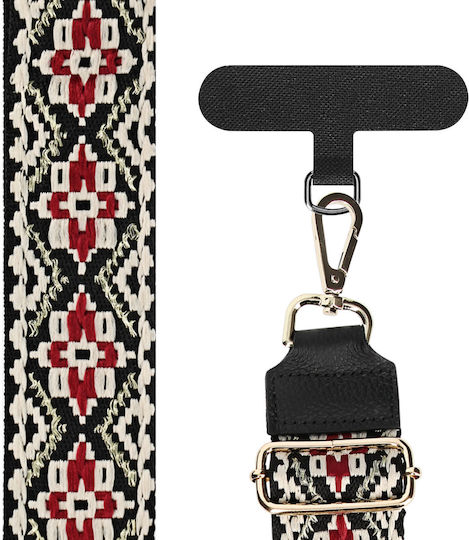 Avizar Phone Strap Vychyvanka Collection Black
