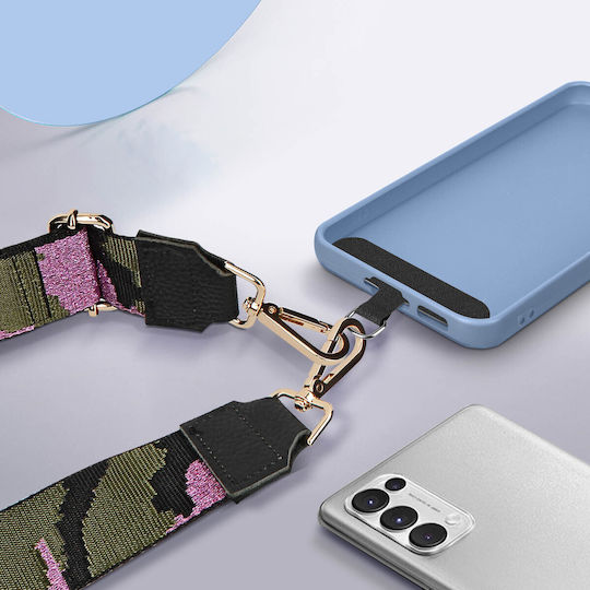 Avizar Glit Camo Pattern Phone Strap Black