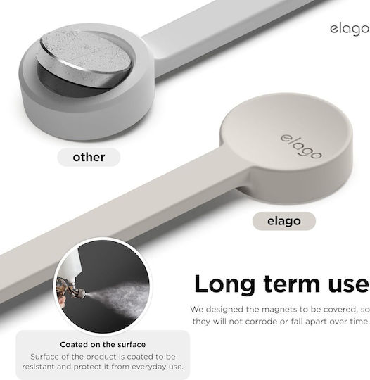 Elago Magnetic Kabelclips-Organizer 3Stück Gray