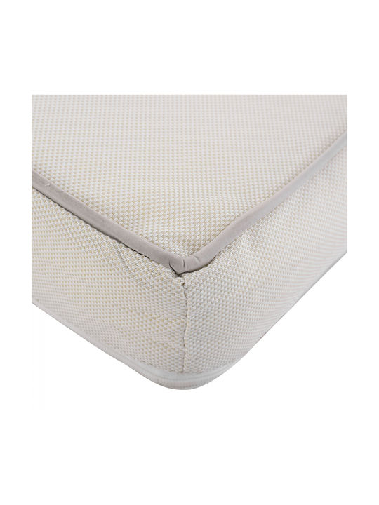 HomeMarkt Sunbed Cushion with Backrest Sifnos Beige 194x70cm
