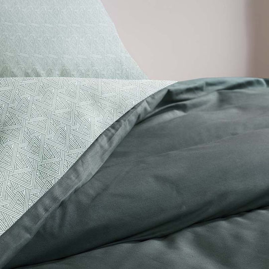 Cannon Cotton Fresh Σετ Σεντόνια Μονά με Λάστιχο 100x200+33εκ. N. Atlantic (3τμχ)