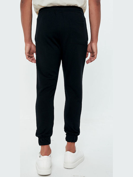 Pantaloni de trening cu Elastic Ecru