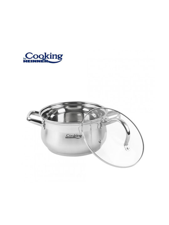 Heinner Amira Deep Stainless Steel Pot 3.6lt / 20cm