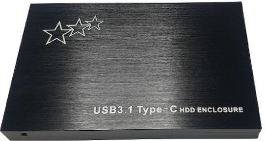Externes HDD-Gehäuse Nelbo USB 3.0 Typ C 2,5" SATA III Laptop Einzelhandel Kabel Schutzhülle Inklusive