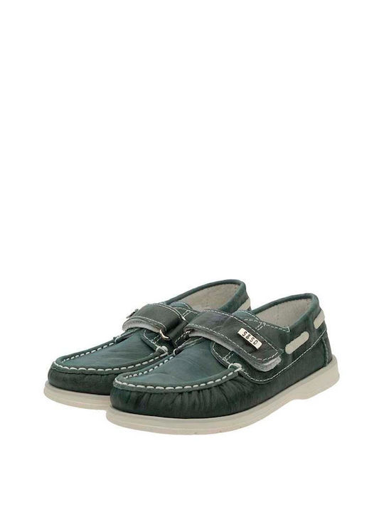 Scarpy Leather Moccasins Green