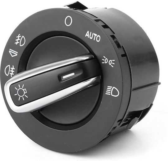 Comutator lumini auto pentru Audi A6 / Q7 / S6 / RS6 / Toate drumurile / Patru Citroen C6 Corvette C6 Negru