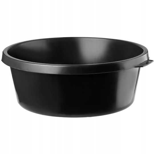 Kadax Basin Round Capacity 14lt Black 6pcs