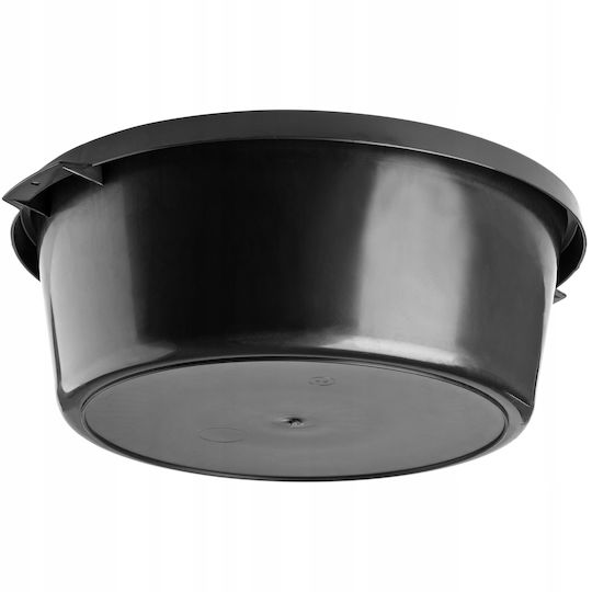 Kadax Basin Round Capacity 14lt Black 6pcs