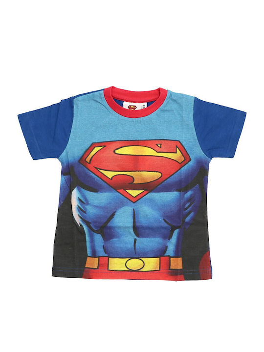 Superheroes Kids' Pajamas Summer Red