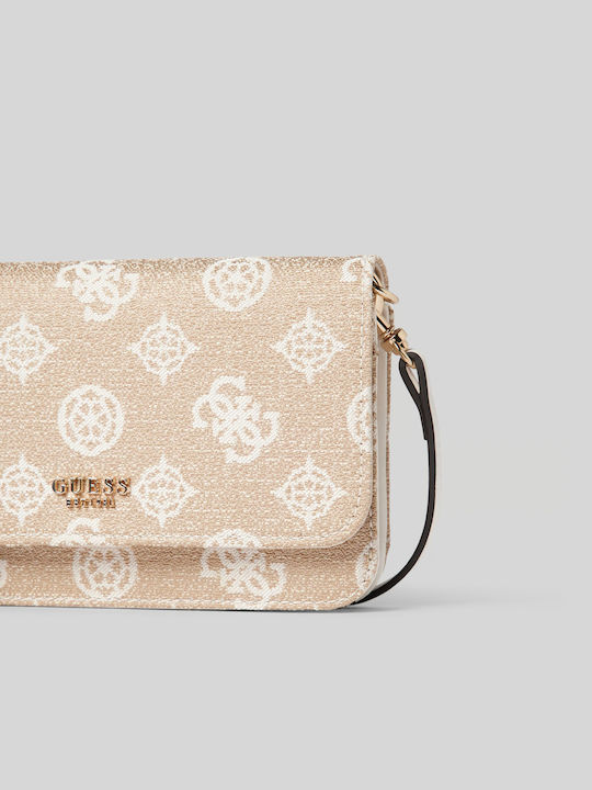 Guess Flap Organizer Women's Bag Crossbody White