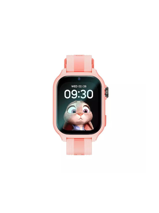 Nubi Smartwatch pentru copii cu GPS și curea din cauciuc/plastic Roz