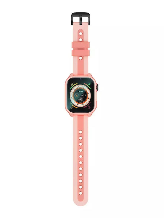 Nubi Παιδικό Smartwatch 4G με GPS & Κάμερα Ροζ