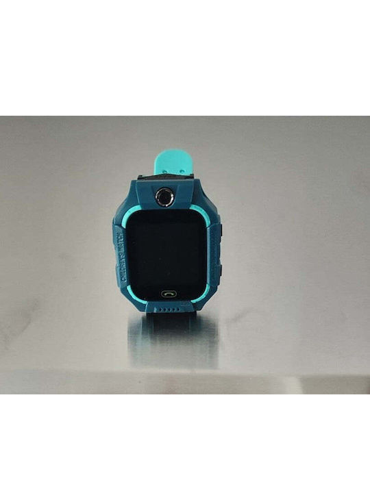 Kids Digital Watch with Rubber/Plastic Strap Turquoise