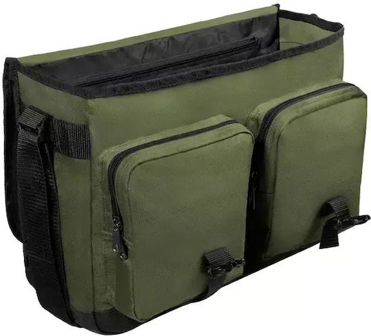 Delphin CROSSBODY Fishing Bag, Shoulder Bag, 40x35x13cm, Green
