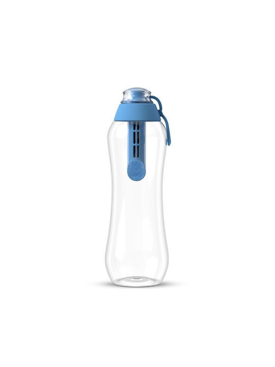 Dafi Filter Bottle Sportiv Sticlă de apă Plastic cu Filtru 500ml Transparent