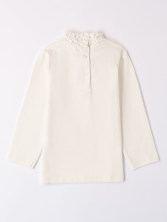 iDO Kids Blouse Long Sleeve White