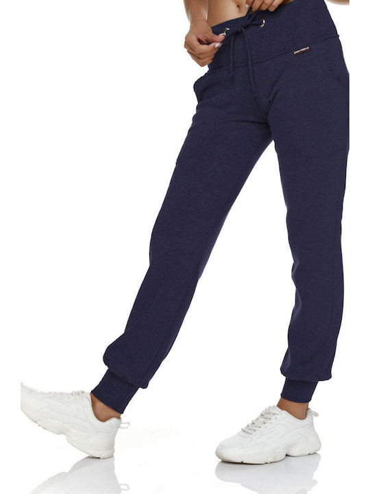 Pantaloni de Trening cu elastic Albastru