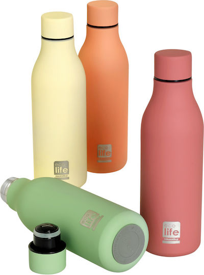 Ecolife Bottle Thermos Stainless Steel BPA Free 550ml Ecolife Cream