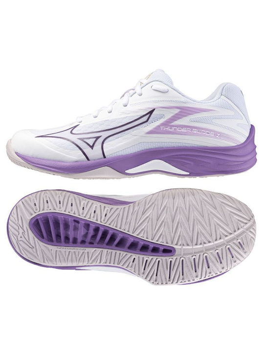 Mizuno Thunder Blade Γυναικεία Αθλητικά Παπούτσια Βόλεϊ Λευκά