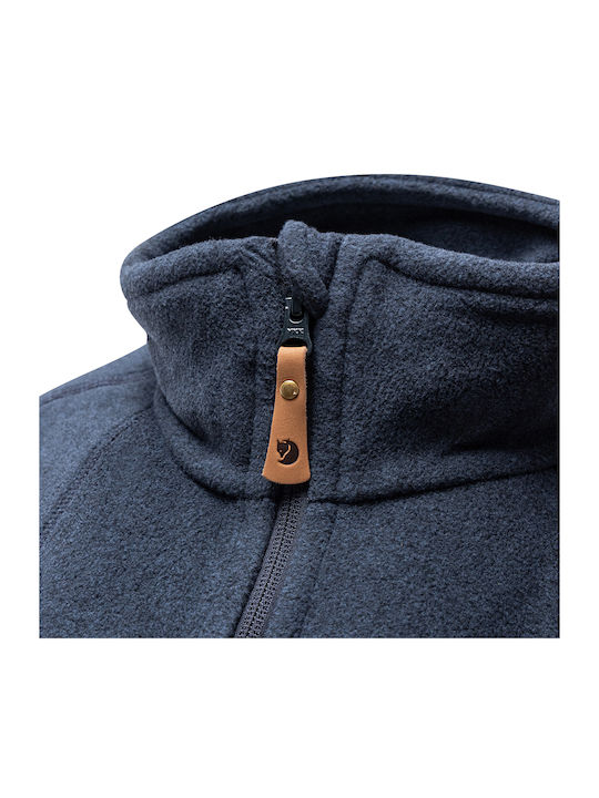 Stina Fleece Damen Jacke in Marineblau Farbe