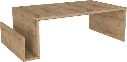 Правоъгълно Централно Кафе Масичка Regnar Дървена Sapphire Oak Ш100.6xД55xВ31.8см