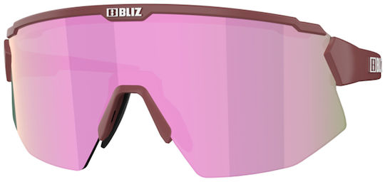 Bliz Cycling Glasses Breeze with Brown Frame & Multicolour Lenses