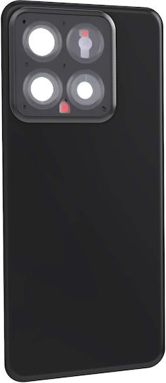 Clappio Replacement Rear Window Xiaomi 14 Black