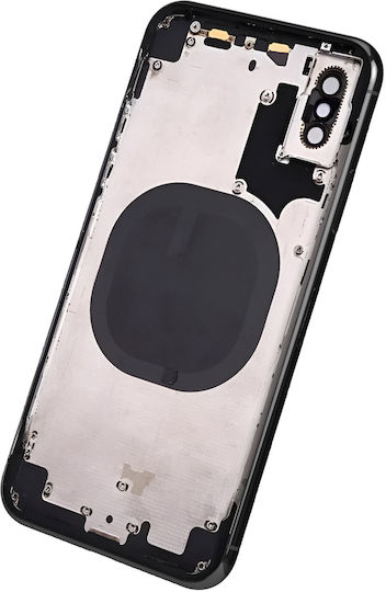 Clappio Frame + Battery Cover Iphone X Rear Window Black Black
