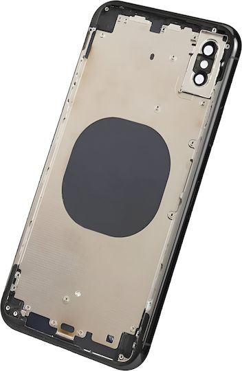 Clappio Frame + Battery Cover Iphone Xs Max Sidereal Grey Rear Window Dark Grey
