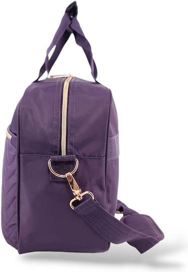 Diplomat Monaco Sack Voyage 16lt Purple Fabric L40xW15xH18cm