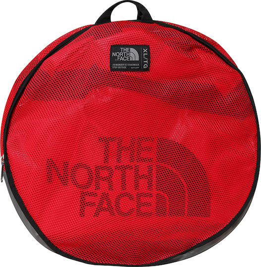 The North Face Base Camp Sack Voyage Back 132lt Red Fabric L76.2xW45.72xH45.72cm
