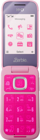 HMD Barbie Dual SIM Mobile with Buttons Pink