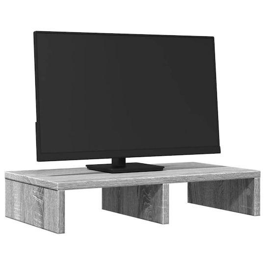 vidaXL Desktop Stand Monitor Gray (854648)